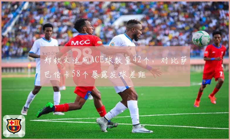 郑钦文法网ACE球数量42个，对比萨巴伦卡58个暴露发球差距