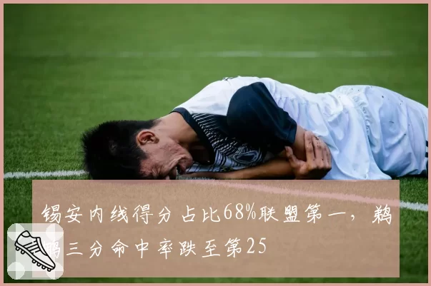 锡安内线得分占比68%联盟第一,鹈鹕三分命中率跌至第25